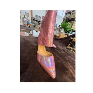 Things II Come Pink Leather Shooties size 7